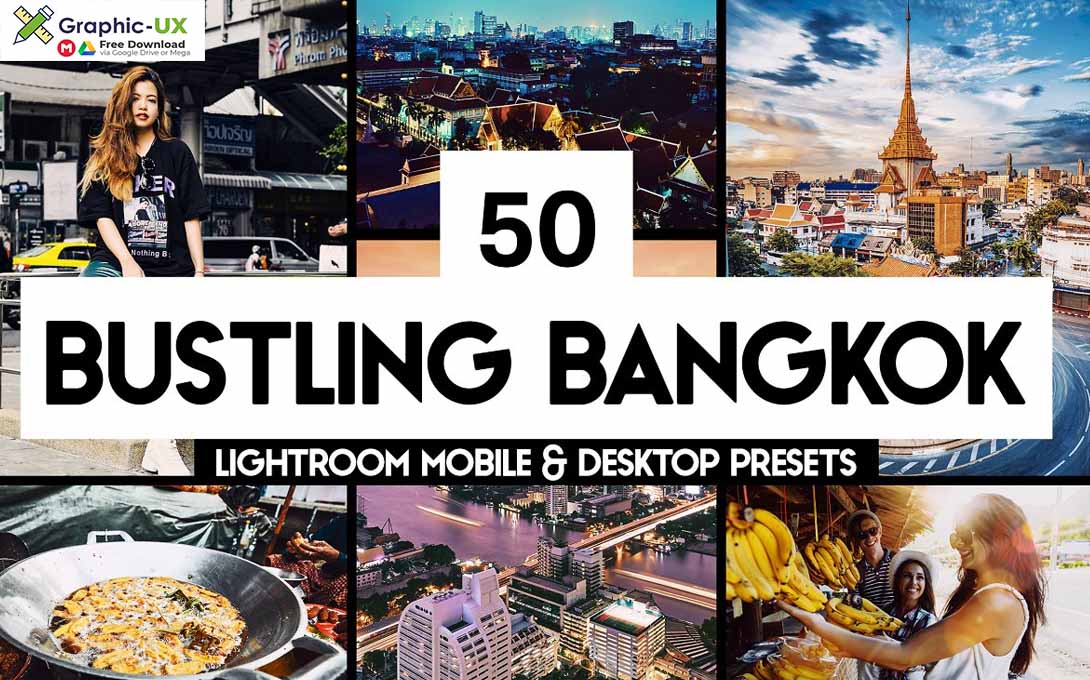 50 Bangkok Lightroom Presets & LUTs