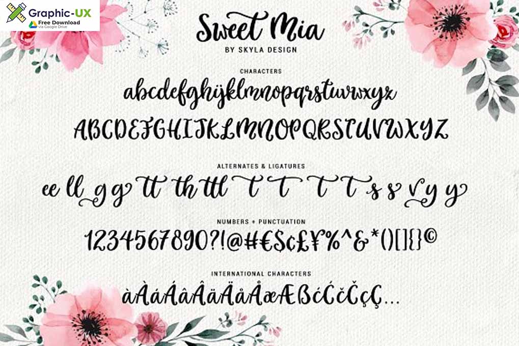 Sweet Mia Font