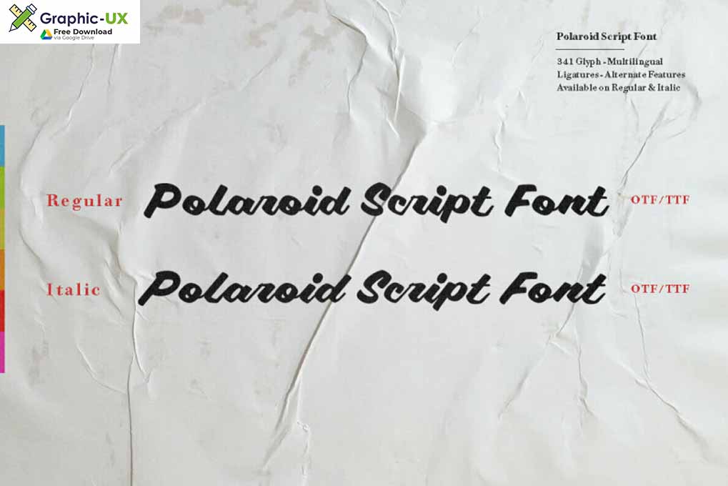 Polaroid Font
