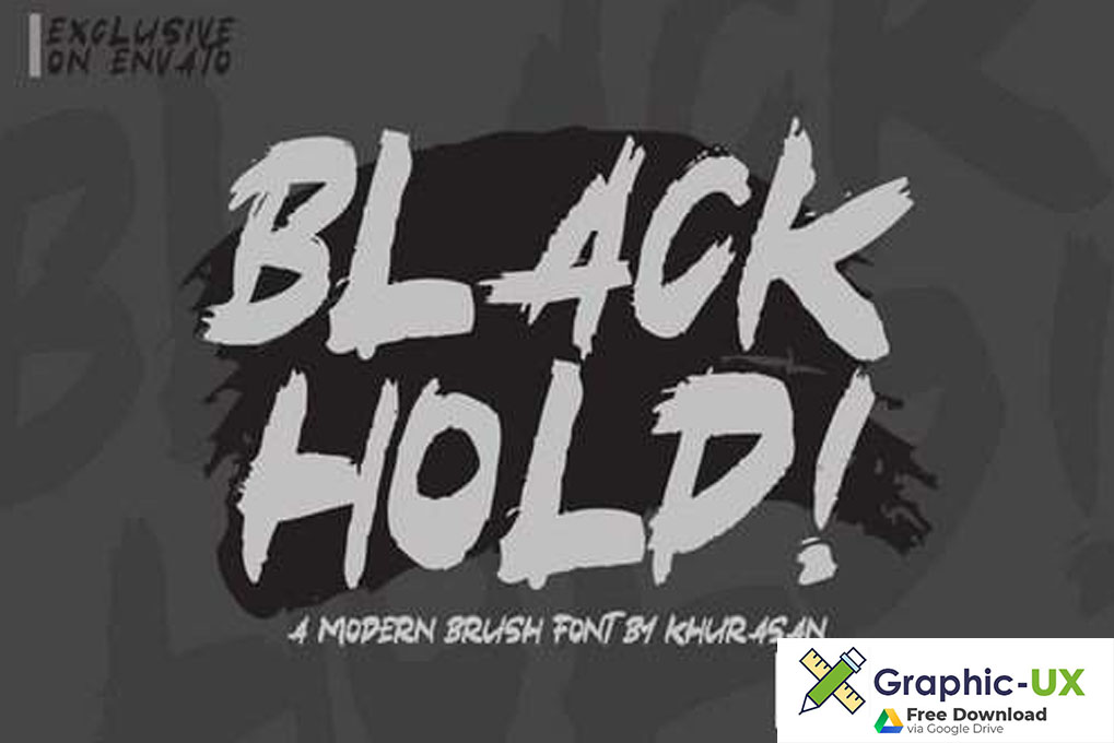 Black Hold Font