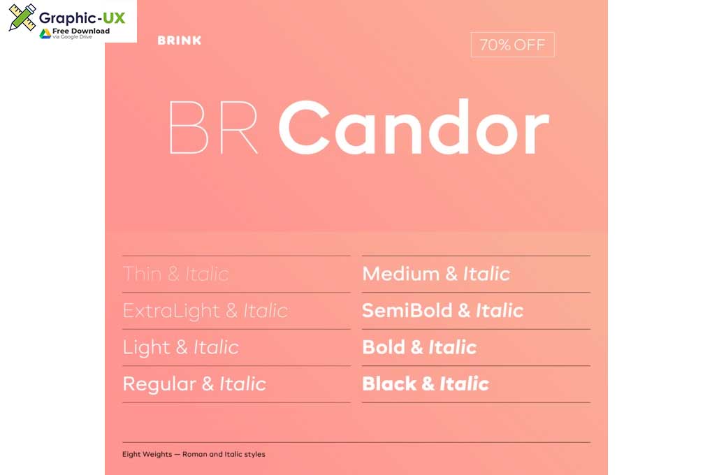 BR Candor Font