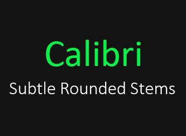 calibri font family free