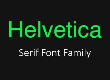 Helvetica Font free