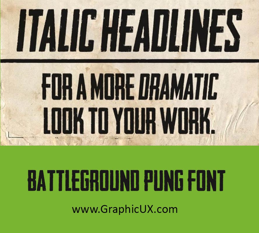 Pubg Font Free Download