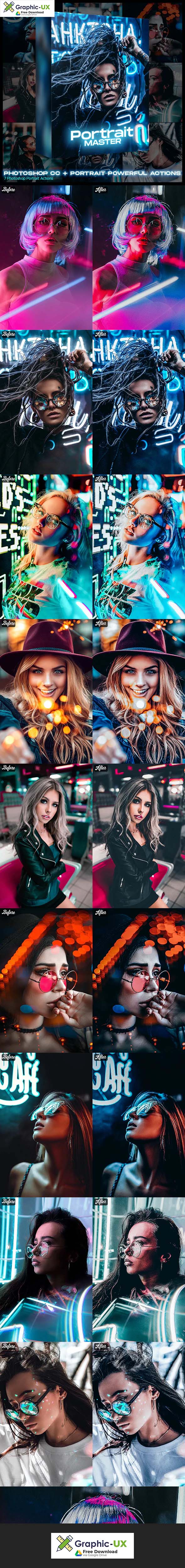 Portrait Master - Photoshop Actions