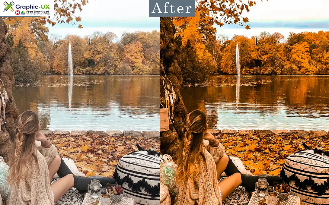 Autumn Lightroom Presets mobile and Desktop 