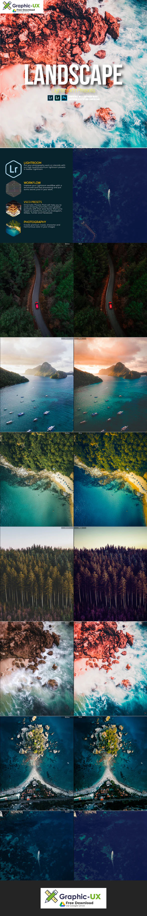 Landscape Kit Lightroom Presets