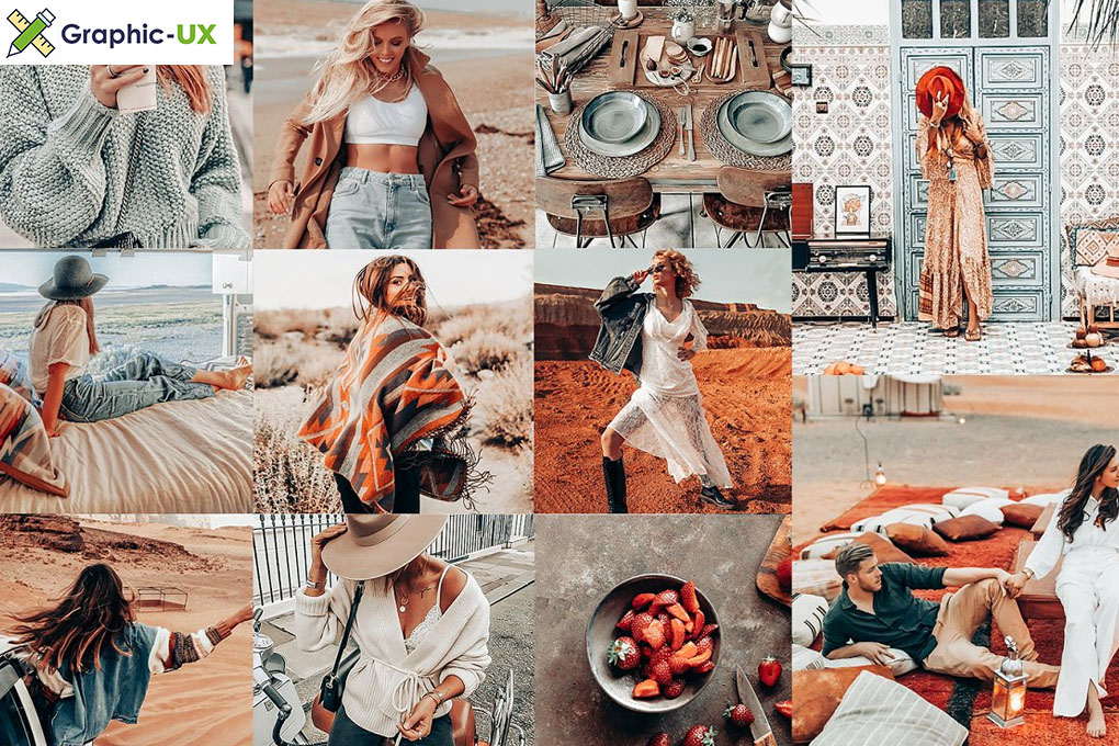 4 BOHO LIGHTROOM PRESETS 