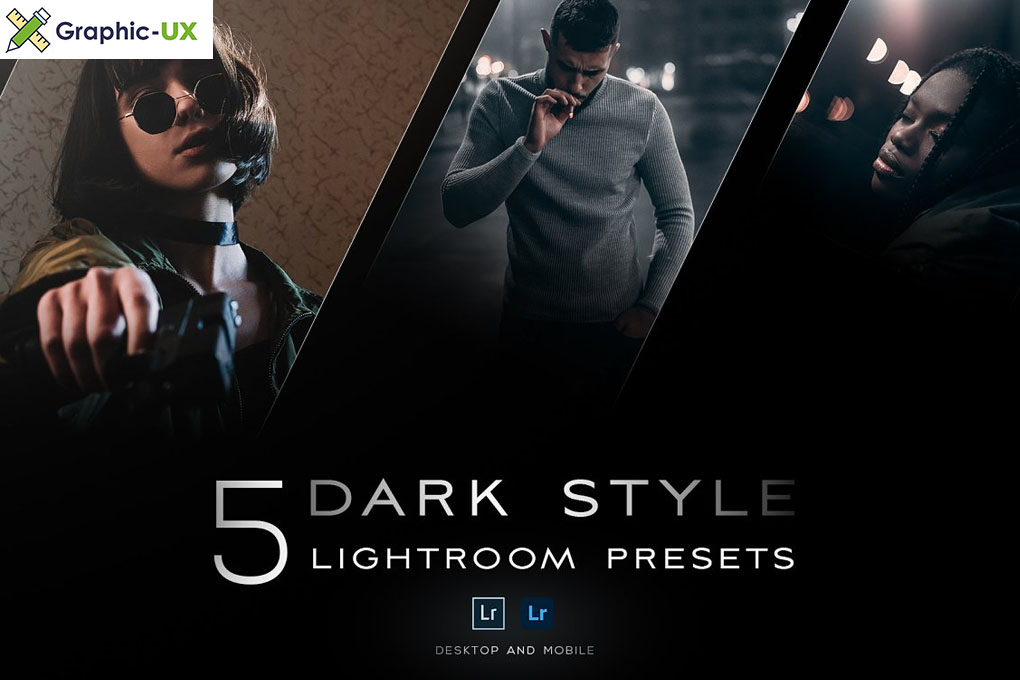 5 Dark style Lightroom presets