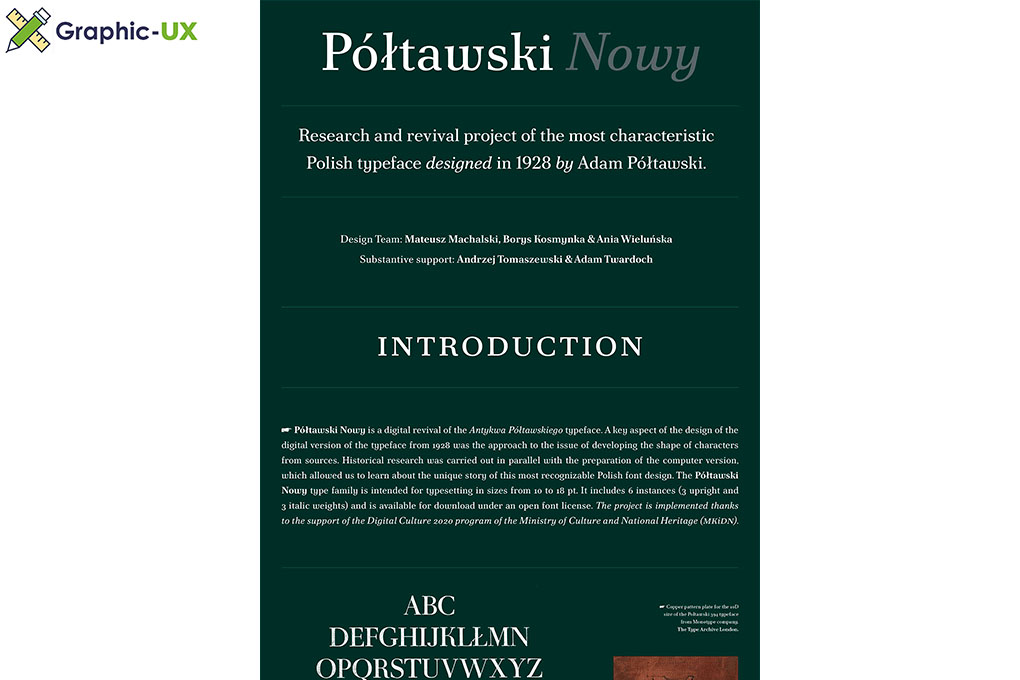 Poltawski Nowy Font Family