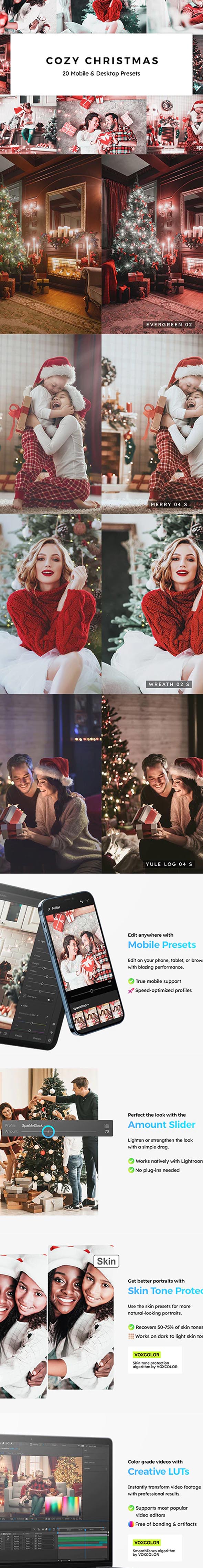 20 Cozy Christmas Lightroom Presets & LUTs