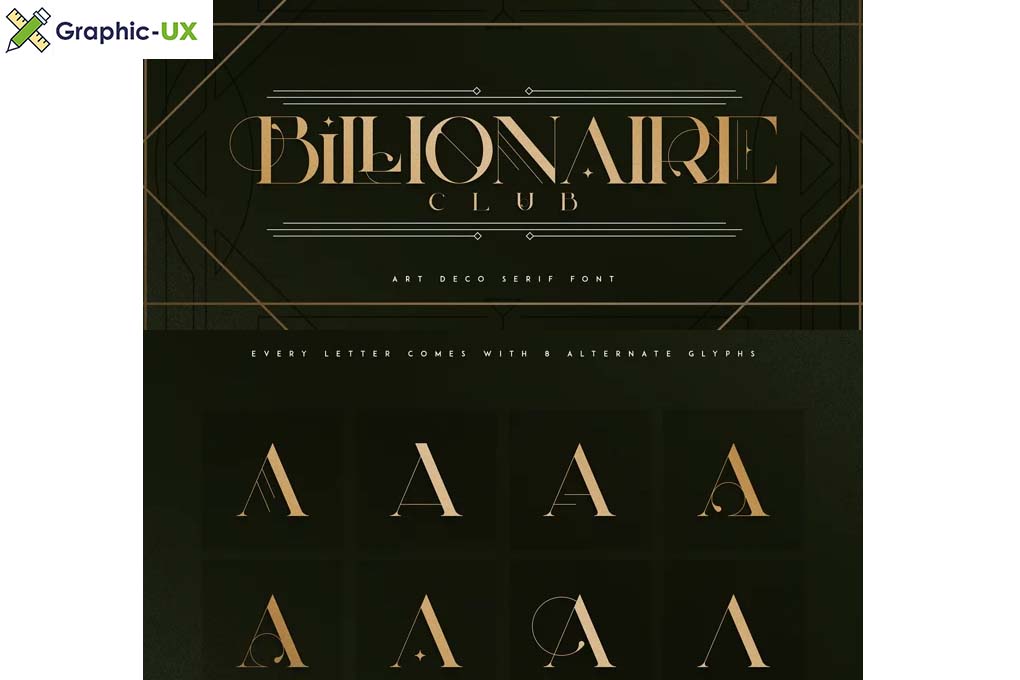 Billionaire Club Font