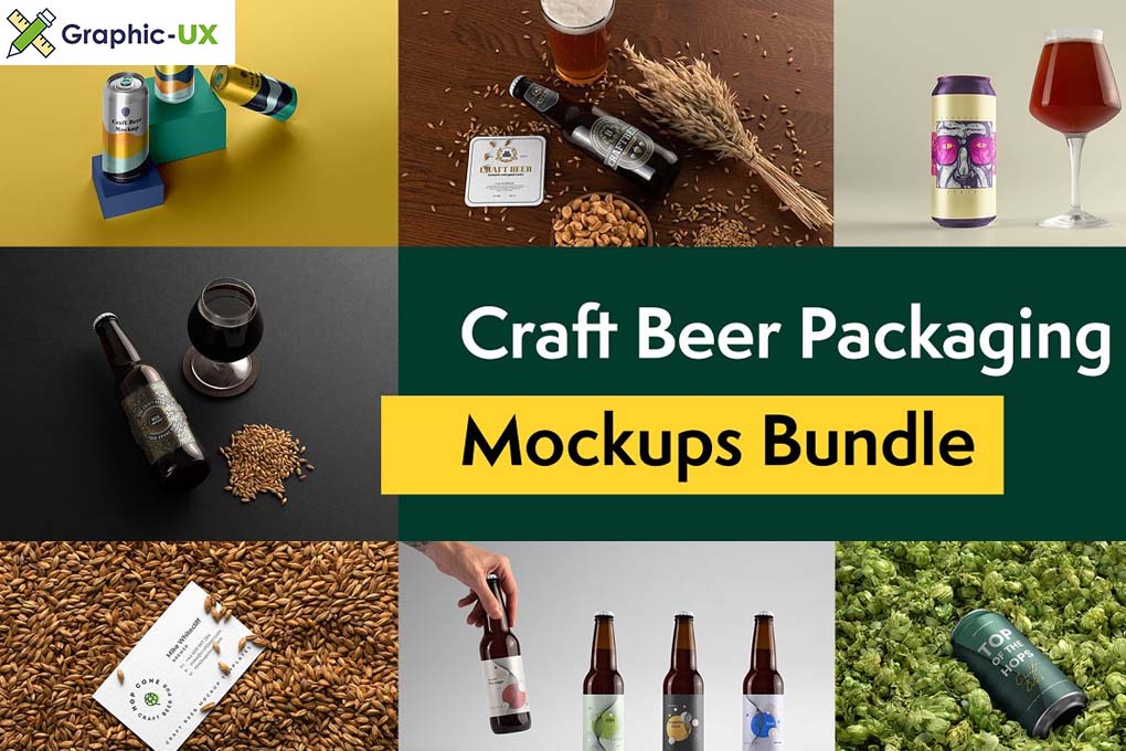 Craft Beer Packaging Mockups