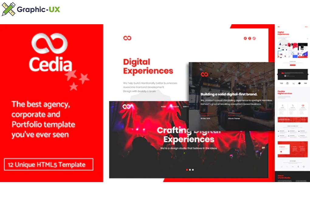 Cedia - Creative Agency, Corporate and Portfolio Multi-purpose Template