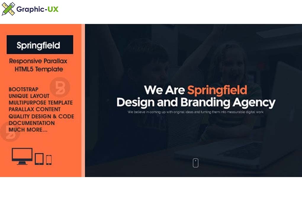 Springfield v2.1.2 – Responsive HTML5 Parallax Theme