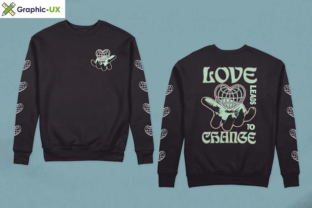 Download Crewneck Sweatshirt Mockup Graphicux