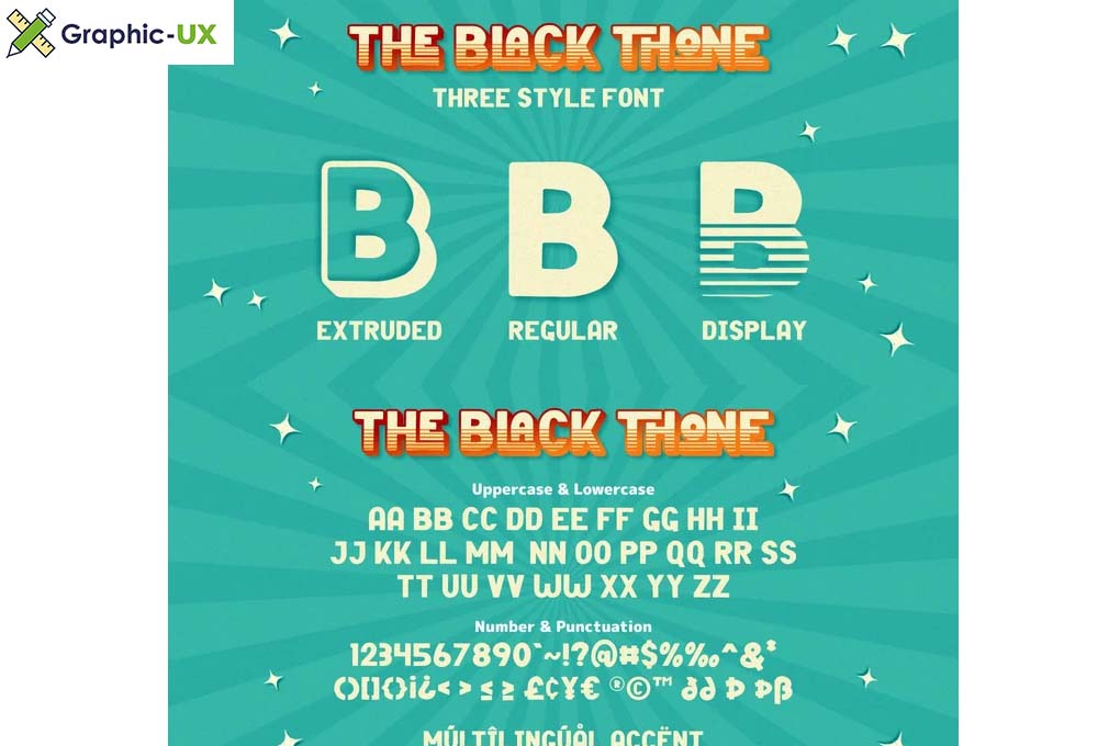 The Black Thone Font