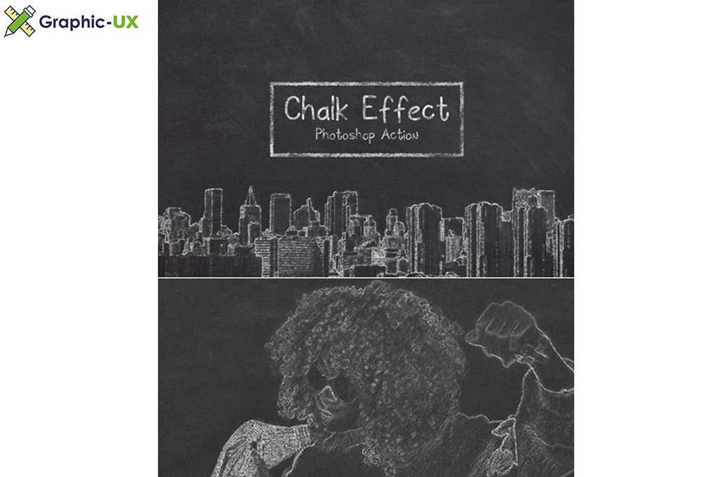 Chalk Effect Photoshop Action