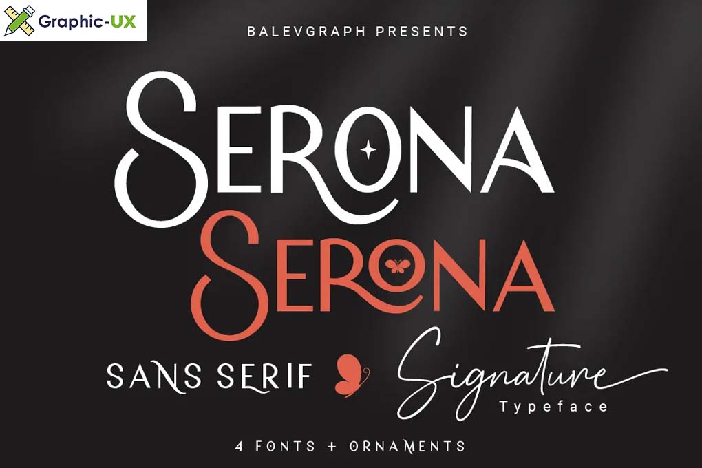 Serona font