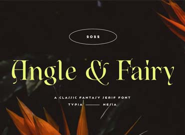 Angle & Fairy Classic Vintage Fantasy Serif