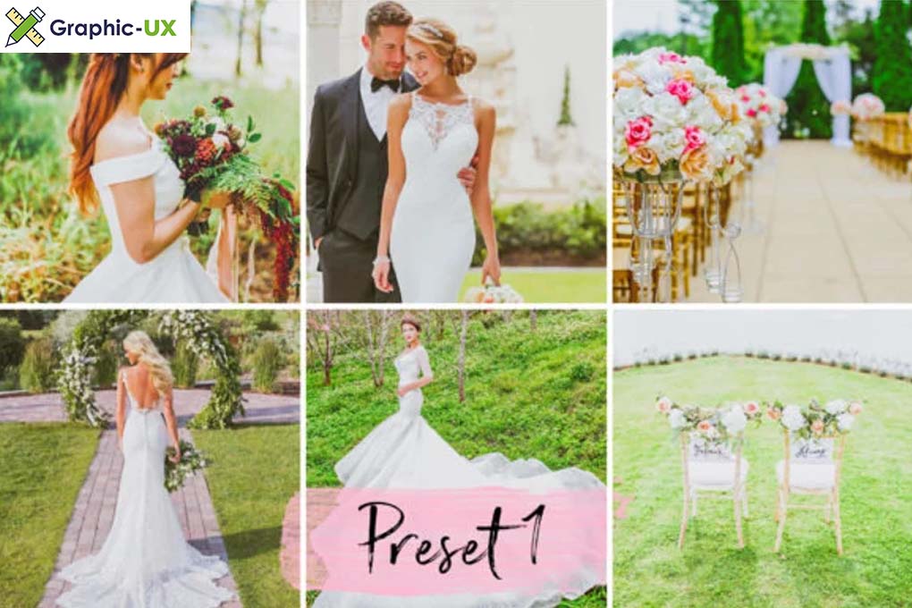 15 Desktop Lightroom Presets WEDDING